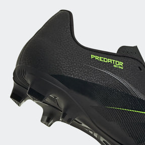 Adidas Predator Club FG/MG Football Shoe Unisex - Black/Lemon