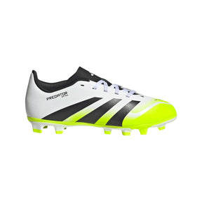 Adidas Predator Club FG/MG Shoe Junior - White/Black/Lemon