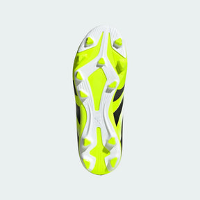 Adidas Predator Club FG/MG Shoe Junior - White/Black/Lemon shoes Adidas