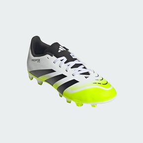 Adidas Predator Club FG/MG Shoe Junior - White/Black/Lemon