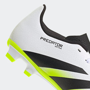 Adidas Predator Club FG/MG Shoe Junior - White/Black/Lemon shoes Adidas