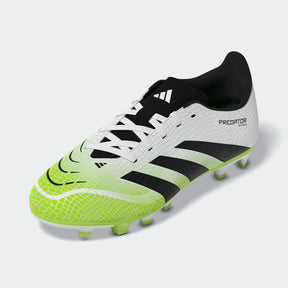 Adidas Predator Club FG/MG Shoe Junior - White/Black/Lemon
