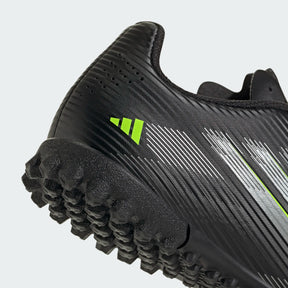 Adidas F50 Club TF Football Shoe Junior - Black/Lemon