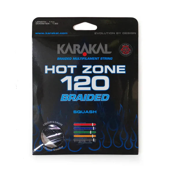 Karakal Hot Zone Braided 120 Squash String KA65100 11m