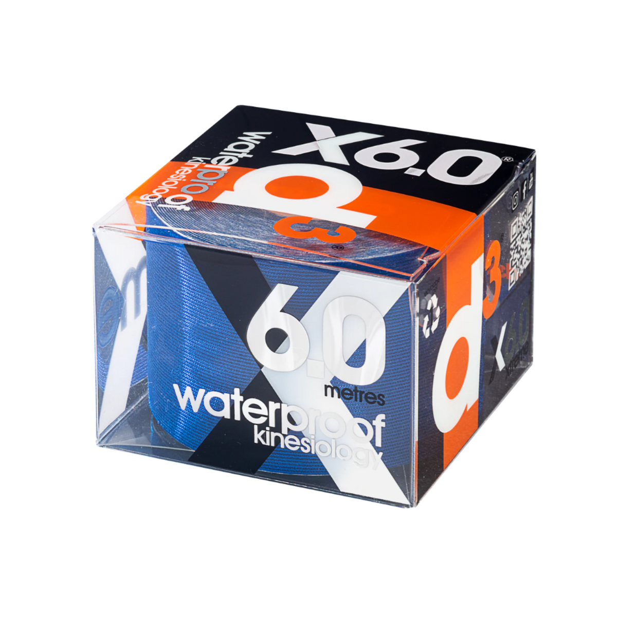 D3 X6.0 Xtreme Kinesiology Tape (Blue) Training Aids D3