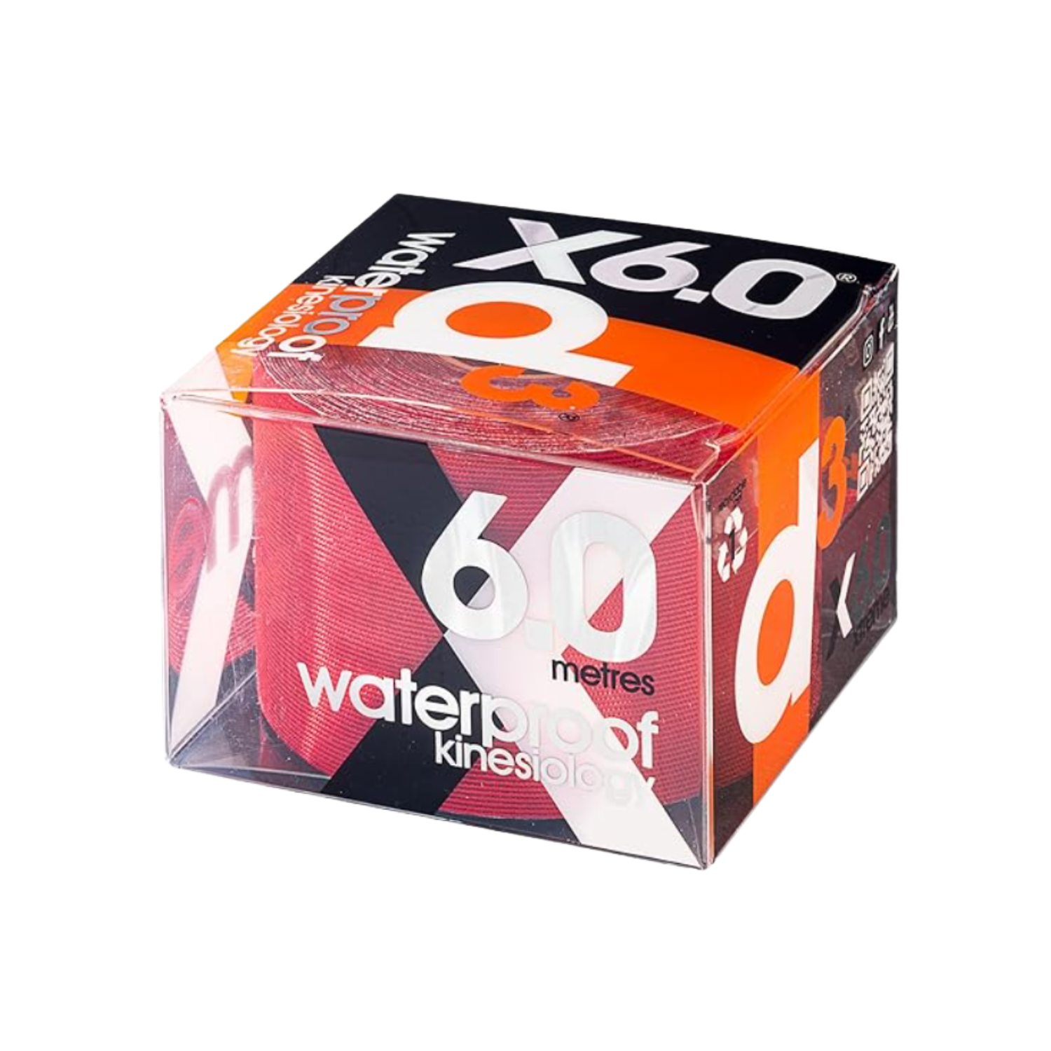 D3 X6.0 Xtreme Waterproof Kinesiology Tape (assorted Colours inside) Red 50mm x 6m Medical Tape & Bandages D3