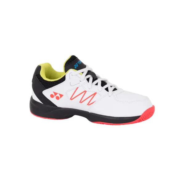 Yonex Lumio Tennis Court Shoes Junior - Black/White shoes Yonex