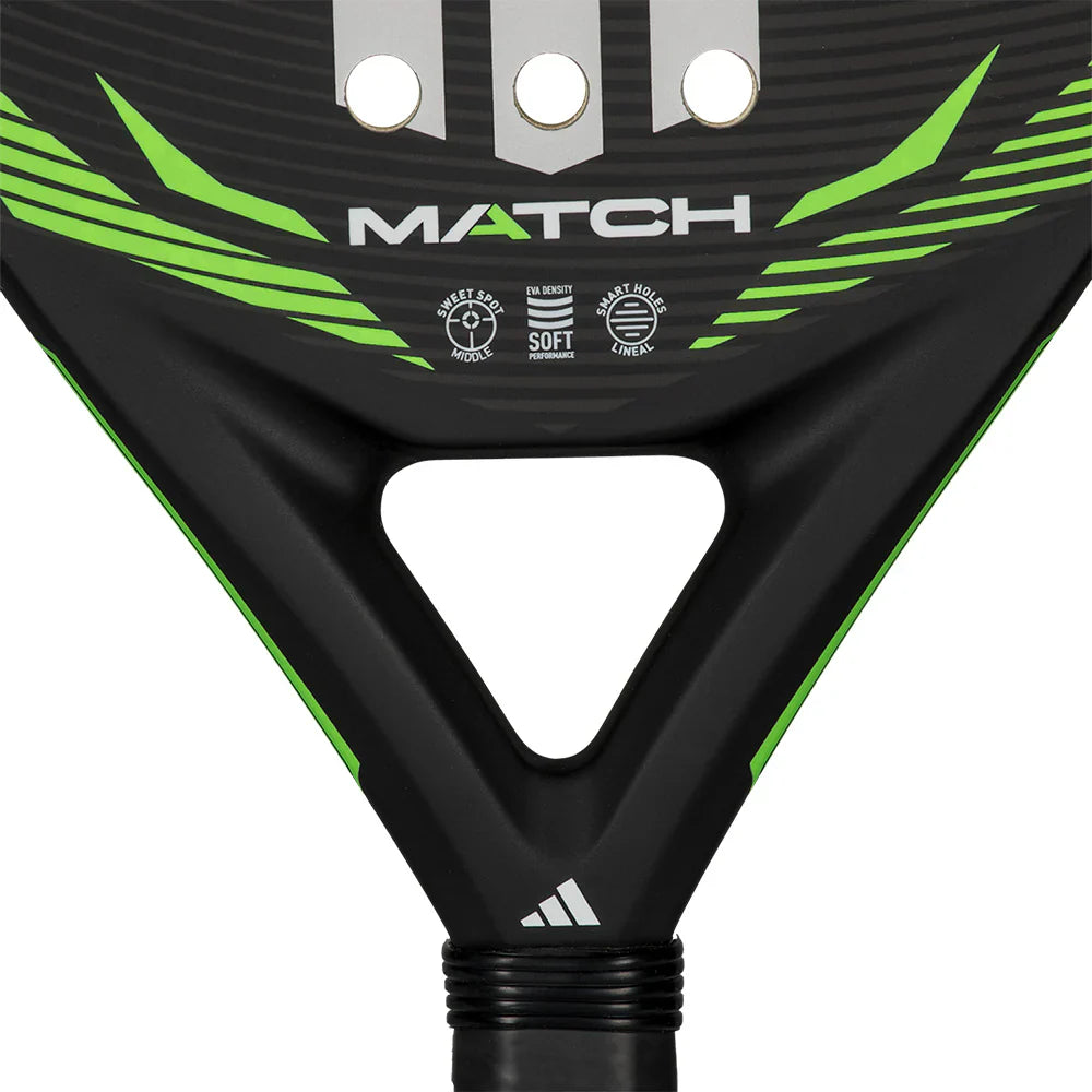 Adidas Match Black/Green 2026 Padel Racket - Black/Green Padel Adidas
