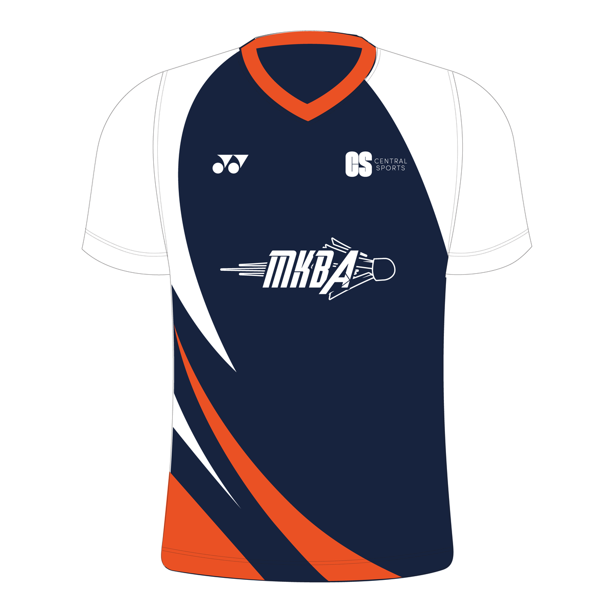 MKBA Yonex Teamwear T004 Beast V Neck T-Shirt Juniors