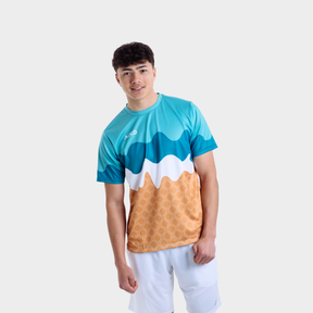 Aixo Sundae Mens T Shirt Vanilla Raspberry Chocolate
