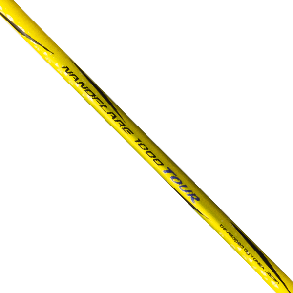 Yonex Nanoflare 1000 Tour Badminton Racket Free Restring & Autograph - Lightning Yellow Clearance Yonex