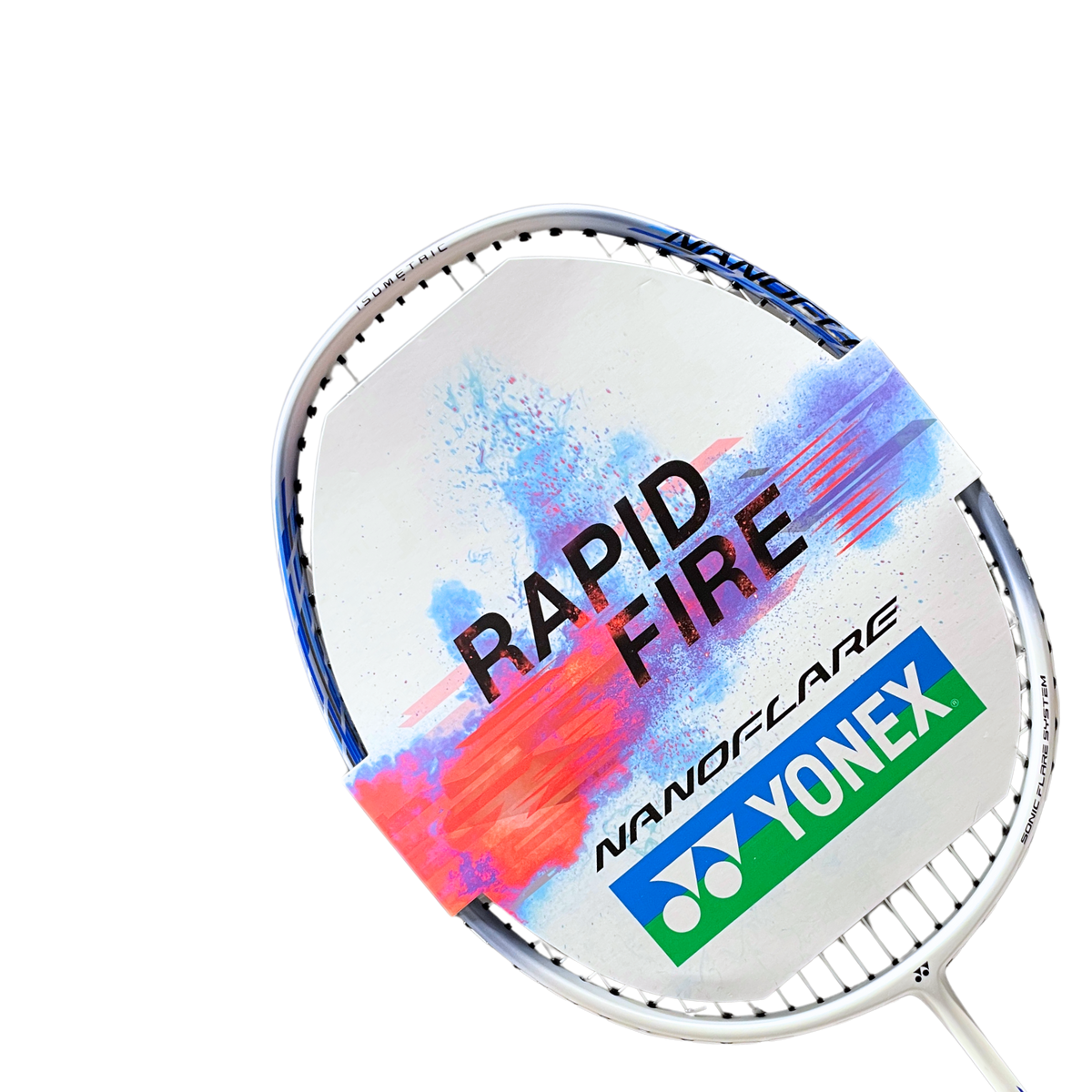 Yonex Nanoflare 001 CLEAR Badminton Racket (White/Sax)