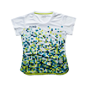 Aixo Pixel T Shirt Women (White)