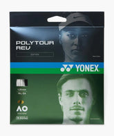 Yonex Polytour Rev 125 Tennis String Set - White White 1.25mm 12M Set Tennis String Yonex