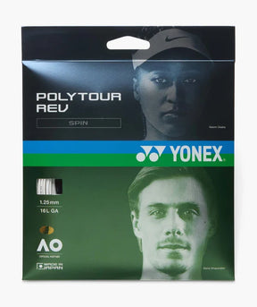 Yonex Polytour Rev 125 Tennis String Set - White White 1.25mm 12M Set Tennis String Yonex