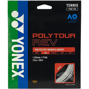 Yonex Polytour Rev 1.20mm 12m Pack Tennis String White