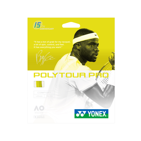 Yonex Polytour Pro 1.25mm 15th Anniversary TennisString Set (12m) - Flash Yellow
