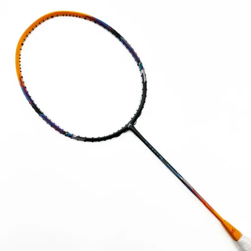 Hundred N-Ergy 80 Strung 4U Badminton Racket - Black/Orange