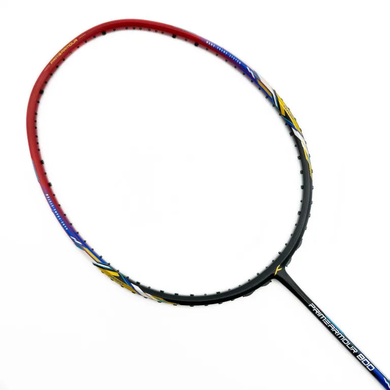 Hundred Primearmour 800 4U Badminton Racket - Black/Red