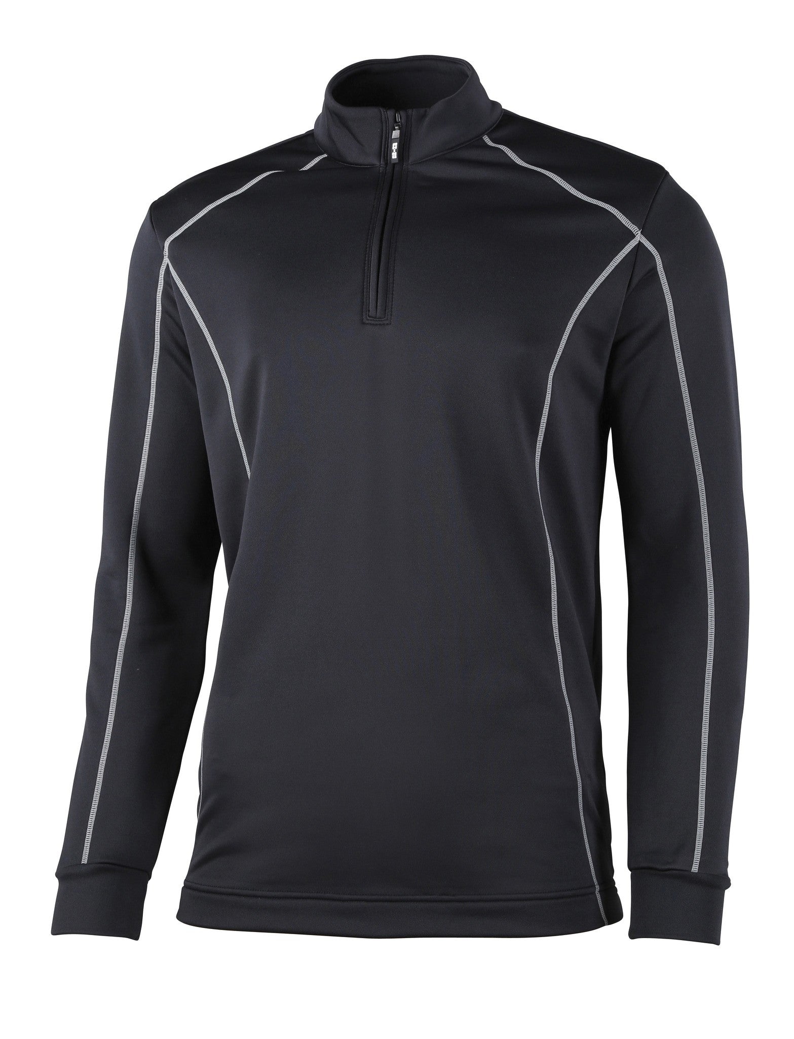 Rhino Seville 1/4 Zip Mid-layer - Black/Red