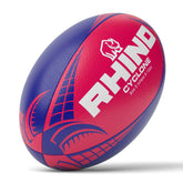 Rhino Cyclone Rugby Training Ball - Orange/Pink Blue Pink Accessories Rhino