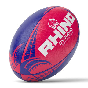 Rhino Cyclone Rugby Training Ball - Orange/Pink Blue Pink Accessories Rhino