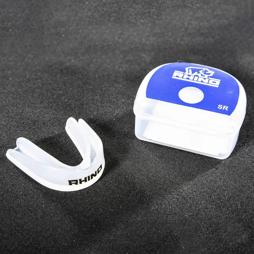 Rhino Classic Mouthguard ROYAL BLUE/WHITE YOUTH Mouthguard Rhino