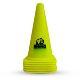 Rhino Cones 12in (6pcs), Yellow, front view