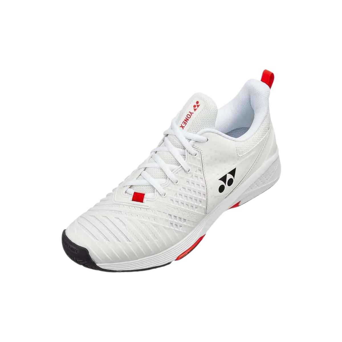 Yonex Sonicage 3 Mens (White/Red) Tennis Shoes Badminton Shoes Yonex