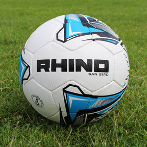 Rhino San Siro Football - White/Blue White Royal Blue Accessories Rhino