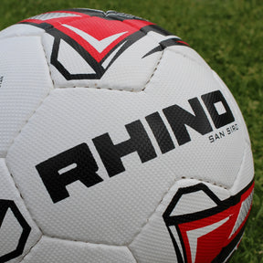 Rhino San Siro Football - White/Red Accessories Rhino