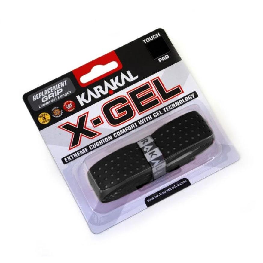 Karakal X-Gel Replacement Grips (Single) Black Single Replacement Grips Karakal