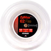Ashaway ZyMax 62 Fire String (200m Reel) White
