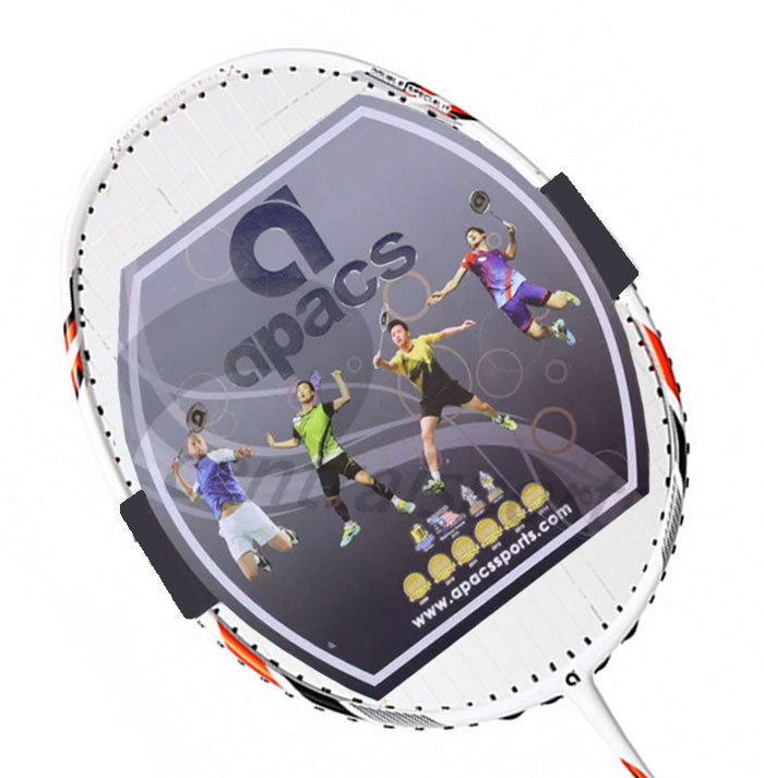 Apacs Assailant Pro Badminton Racket - White/Red