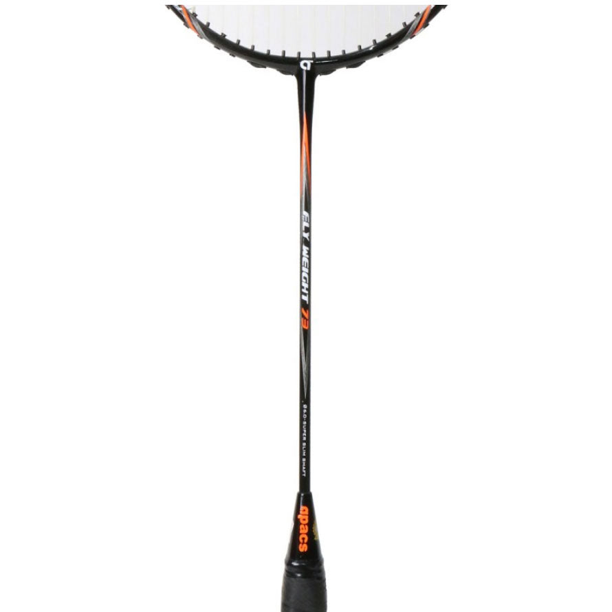 Apacs Fly Weight 73 Badminton Racket - Black/Orange