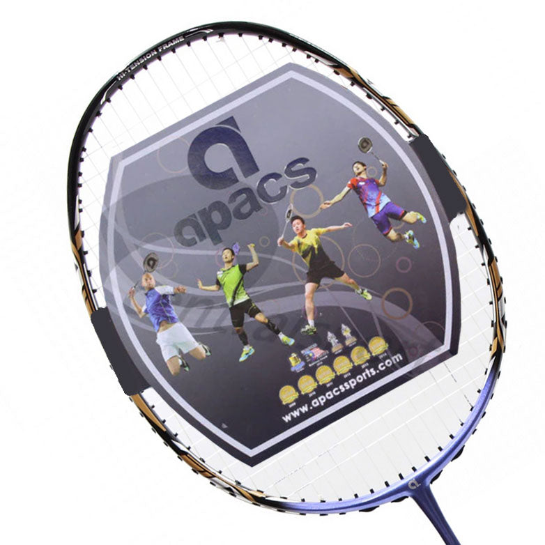 Apacs Stardom Pro Badminton Racket (Unstrung) - Black/Blue