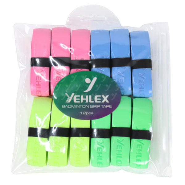 Yehlex PU Overgrip Grip (12 Pieces) Pastel