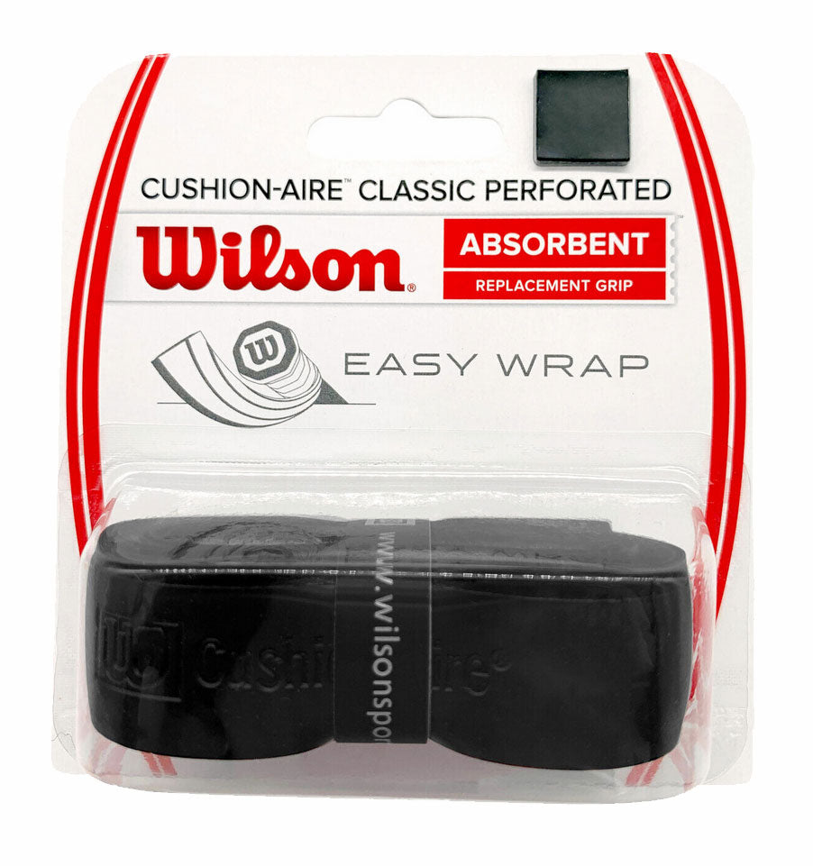 Wilson Cushion Aire Classic Perforated Grip (Single) Black