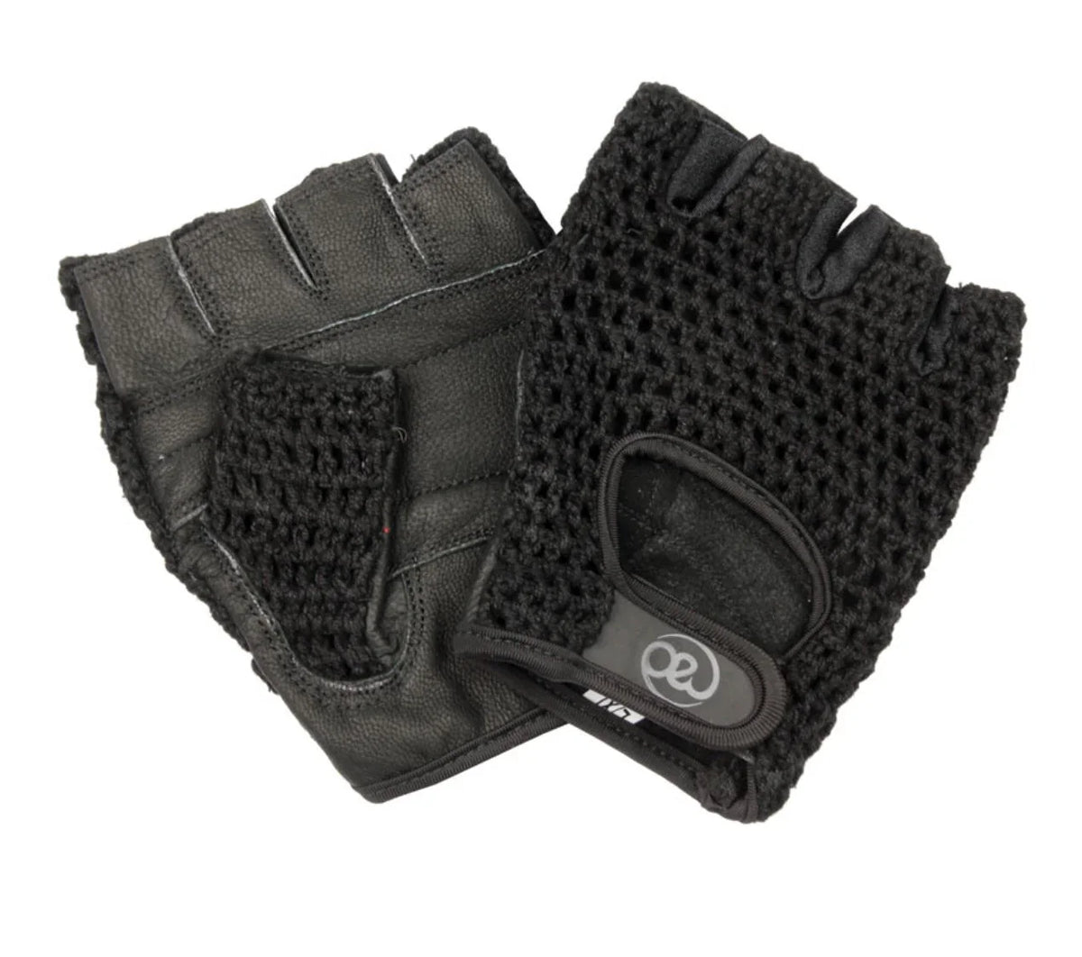 Fitness-Mad Mesh Fitness Gloves - Black