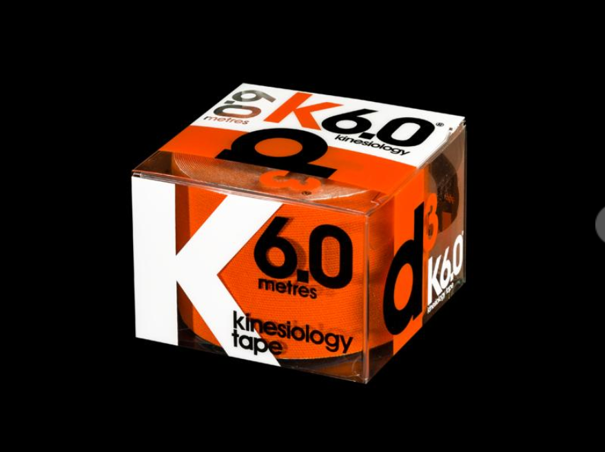 D3 X6.0 Xtreme Kinesiology Tape (Orange)