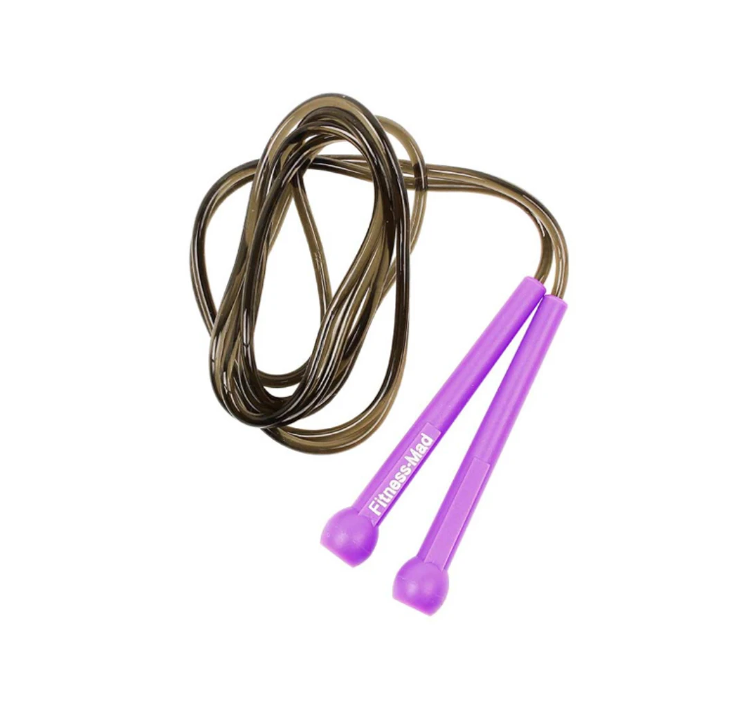 Fitness Mad FM Speed Rope 8 FT (FSKIP8 Purple) (Under 5'4) Skipping Rope Fitness Mad