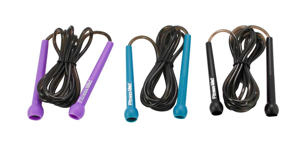 Fitness Mad FM Speed Rope 8 FT (FSKIP8 Purple) (Under 5'4) Skipping Rope Fitness Mad