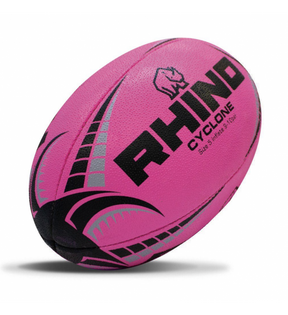Rhino Cyclone Rugby Training Ball Hot Pink Rugby Training Ball Rhino