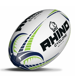 Rhino Cyclone Rugby Training Ball White Rugby Training Ball Rhino