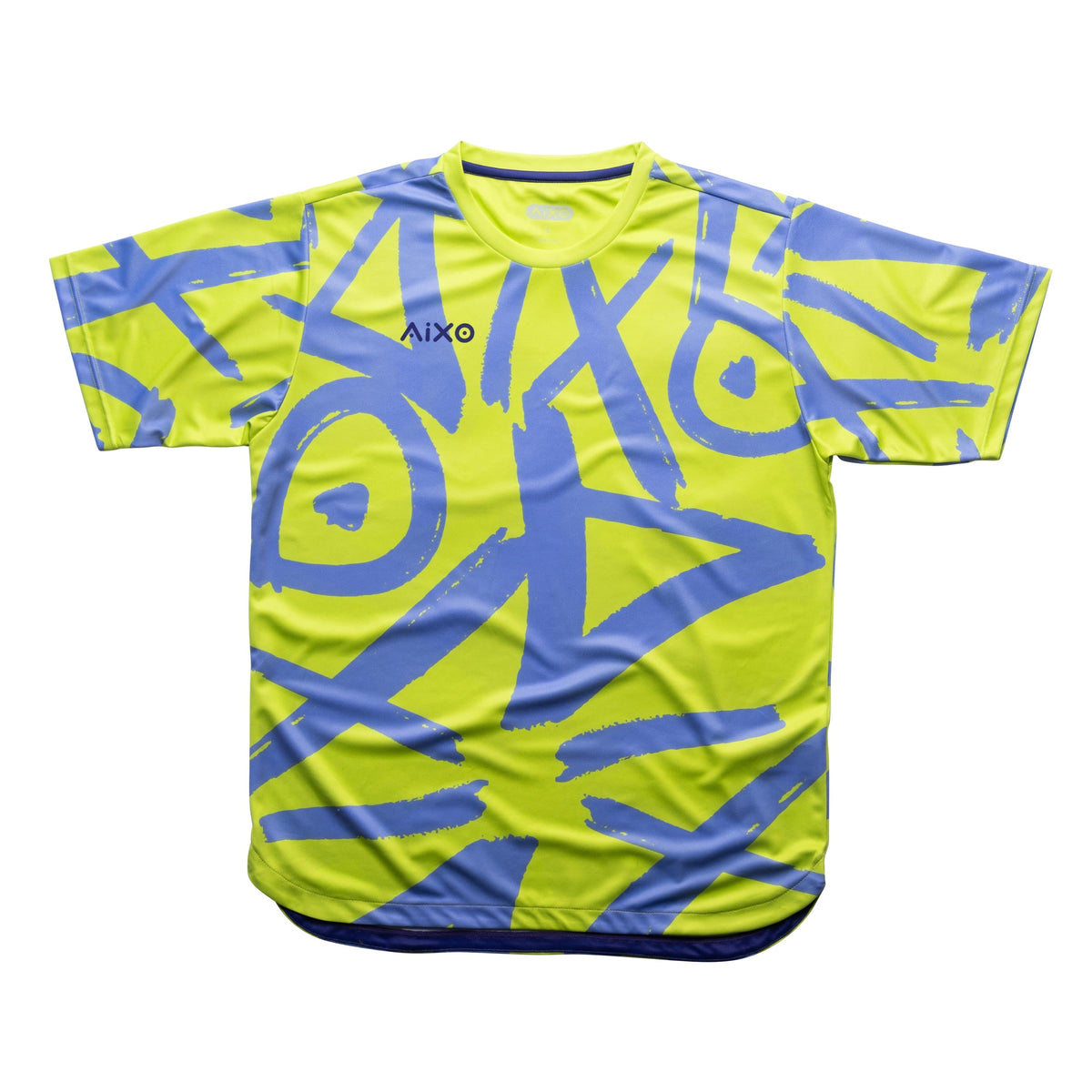 Aixo Tagged Mens T Shirt Lime