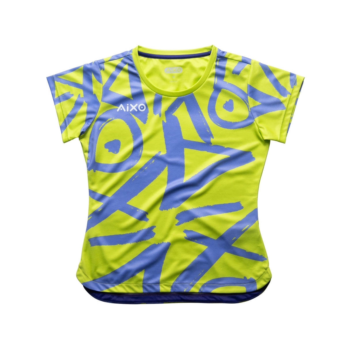 Aixo Tagged Womens T Shirt Lime