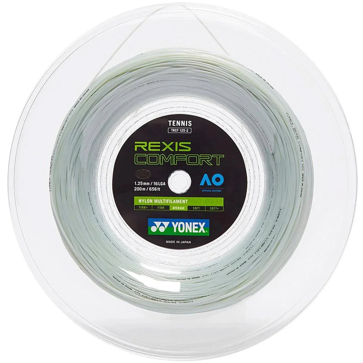 Yonex Rexis Comfort 1.30mm 200m Tennis String String (Reel) Yonex