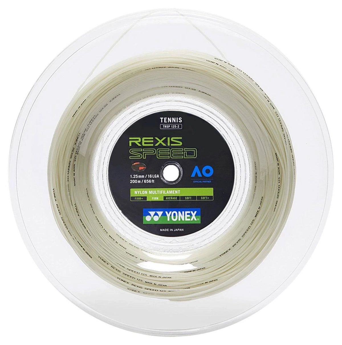 Yonex Rexis Speed 1.30mm 200m Tennis String String (Reel) Yonex