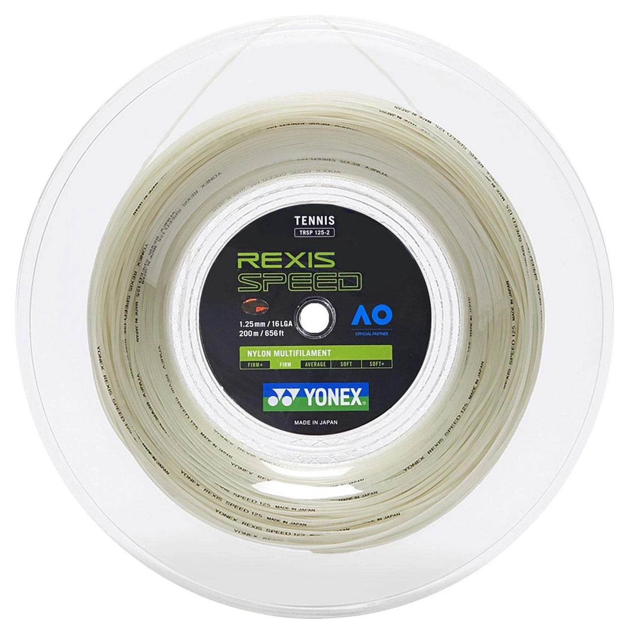 Yonex Rexis Speed 1.30mm 200m Tennis String String (Reel) Yonex