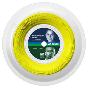 Yonex PolyTour Pro 1.30mm 200m Tennis String Yellow 200m Reel String (Reel) Yonex